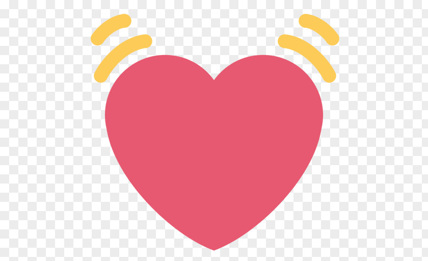 Heart Beating Emoji Emoticon Text Messaging Symbol PNG