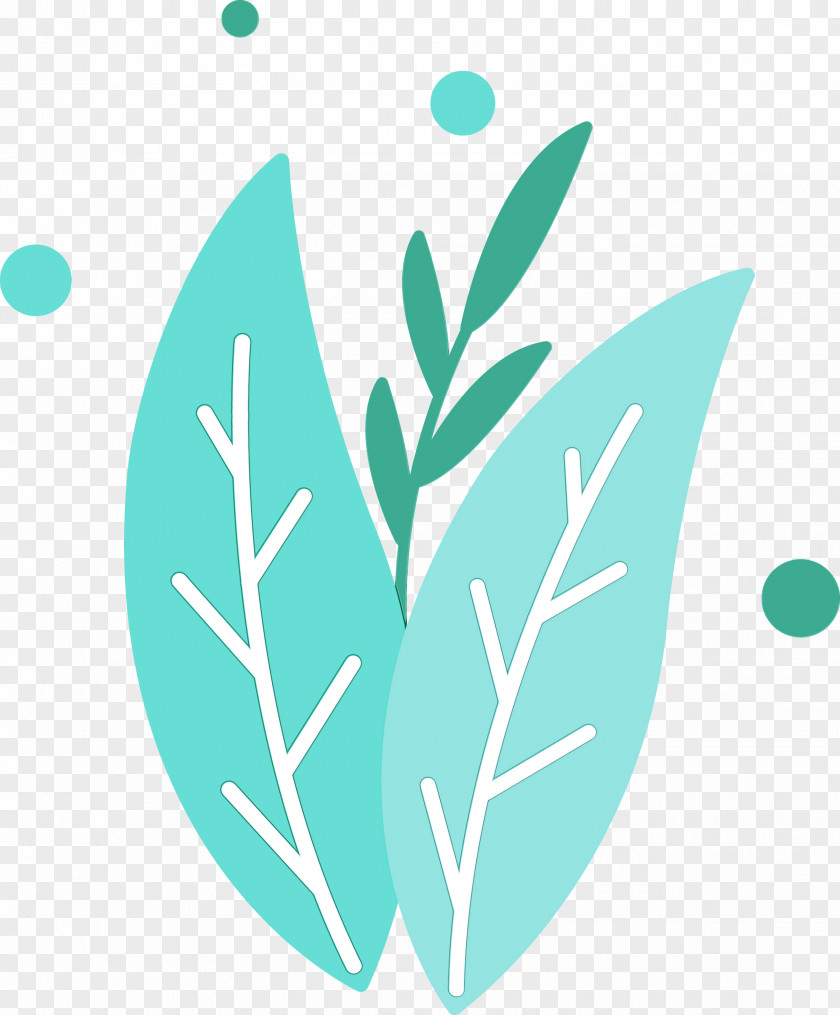 Logo Leaf Green Tree Line PNG