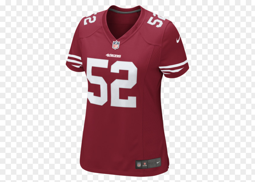 NFL San Francisco 49ers Color Rush Jersey Nike PNG
