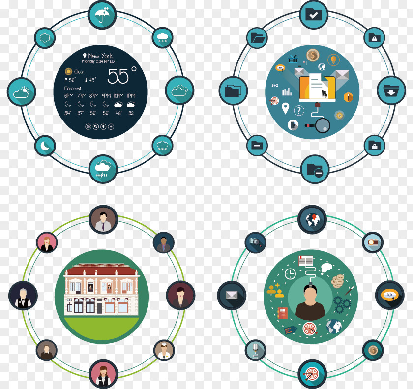 Vector Business Chart User Interface Design Icon PNG