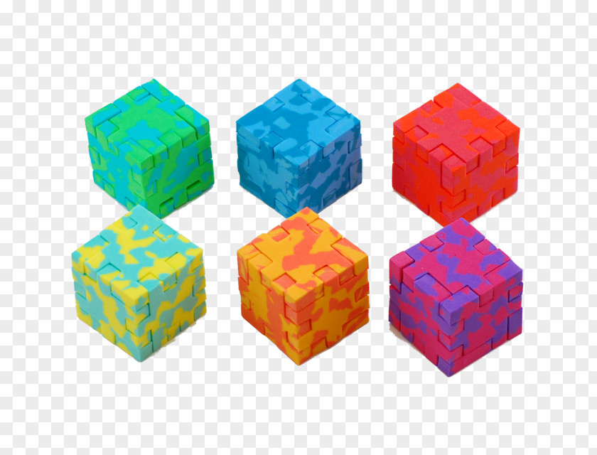 6-Pack (difficulty 9 Of 10)Foam Cubes Jigsaw Puzzles Happy Cube Profi PNG