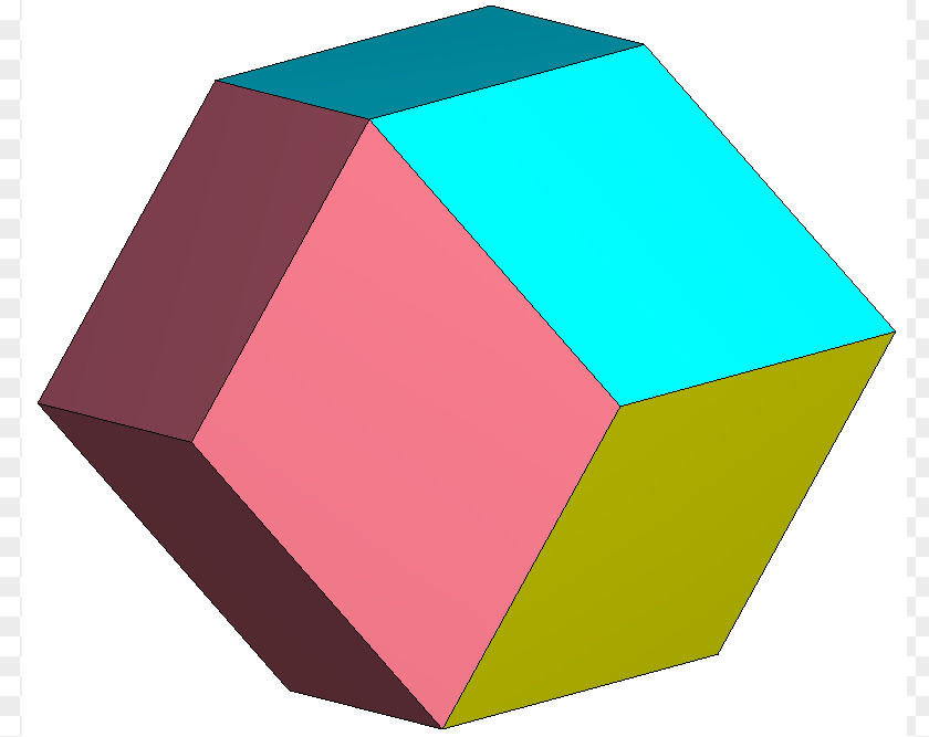 Angle Rhombic Dodecahedron Polyhedron Face PNG