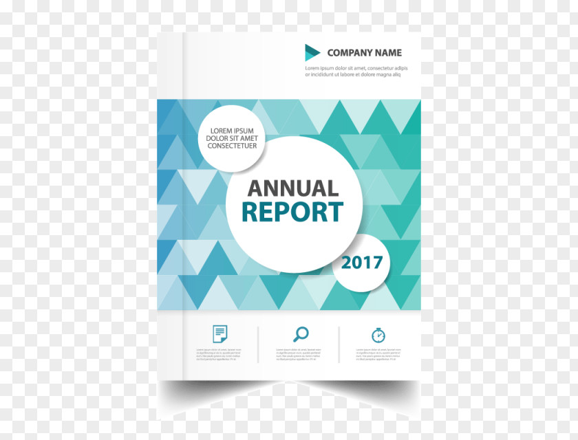 Annual Report Advertising Flyer PNG
