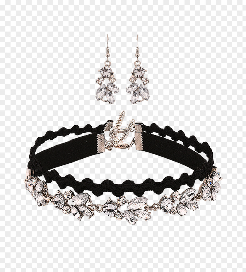 Bling Earrings Men Bracelet Earring Necklace Jewellery Choker PNG