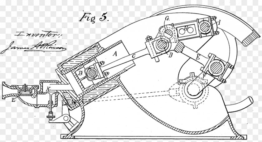 Engine Car Atkinson Cycle Four-stroke Otto PNG