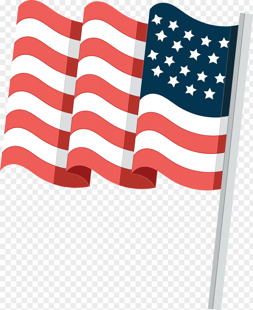 Flag Of The United States Font Line PNG