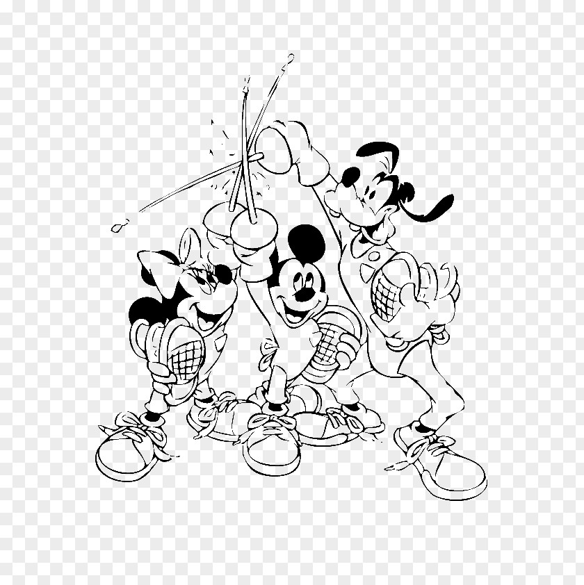 Mickey Mouse The Three Musketeers Planchet Kleurplaat Drawing PNG