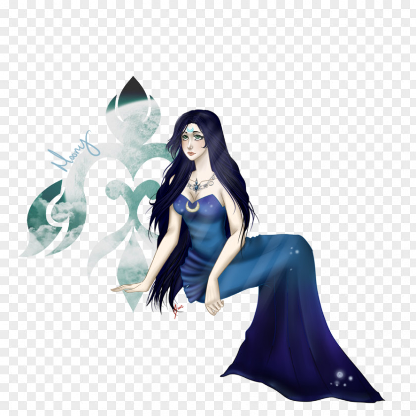 Moon Rocket Fairy Black Hair Beauty.m PNG