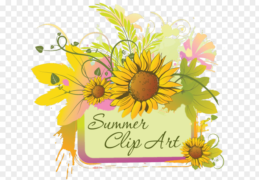Summer Cliparts Flower Wedding Invitation Clip Art PNG