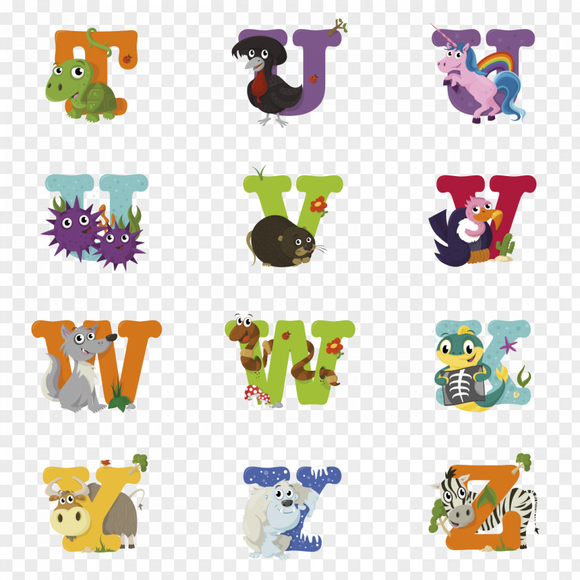 Alphabet Animals Song Letter Art PNG