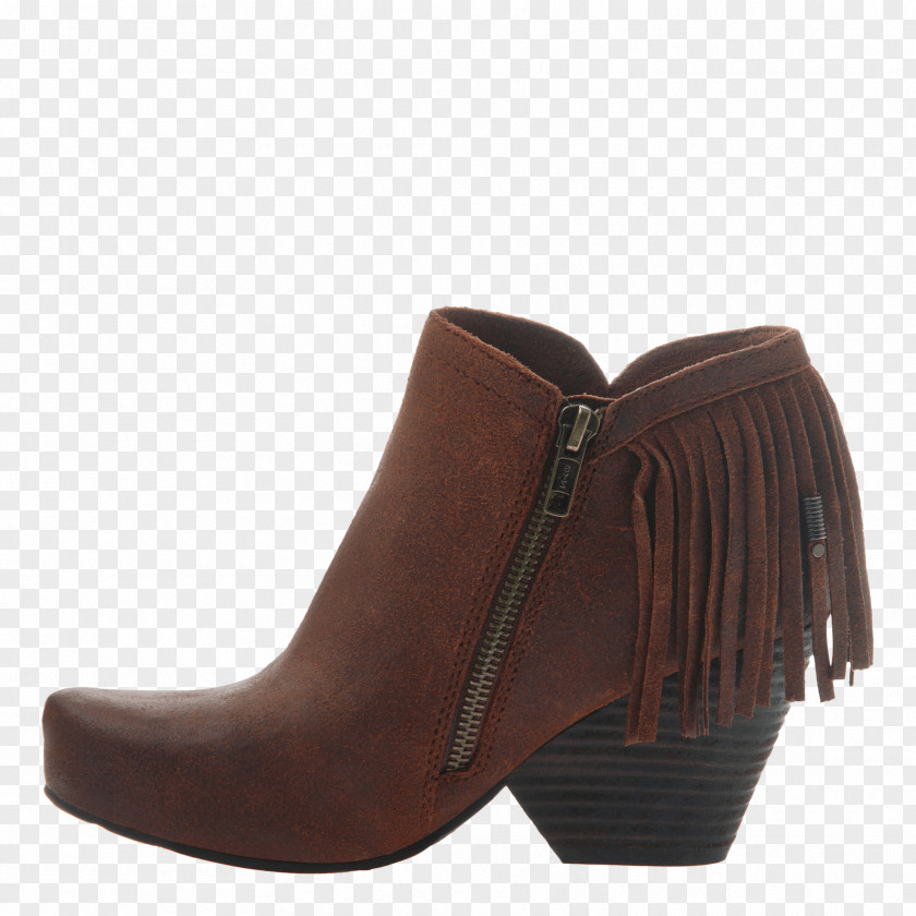 Boot Botina Suede Shoe Fringe PNG