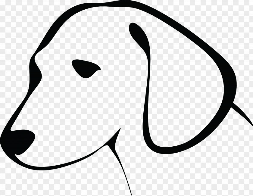 Ginger House Dalmatian Dog Basset Hound Line Art Clip PNG