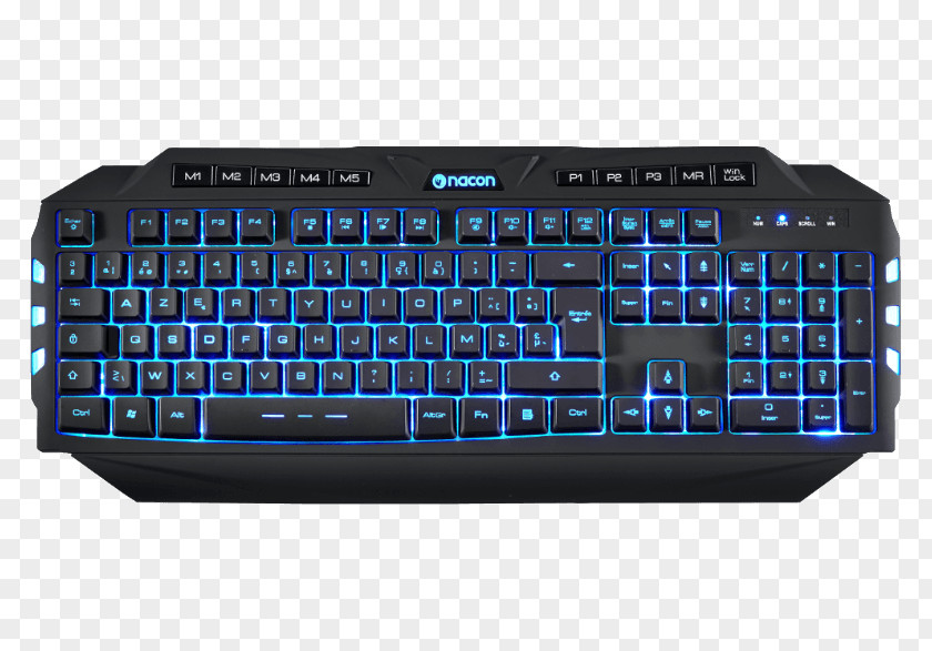 Laptop Computer Keyboard Numeric Keypads Space Bar AZERTY Nacon Spanish Gaming CL-200 PNG