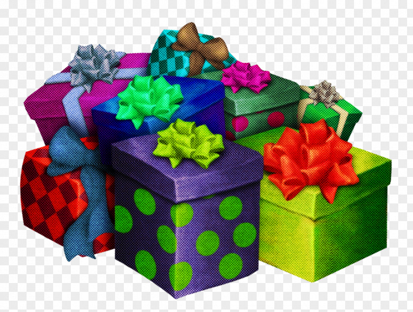 Present Gift Wrapping Toy Box Puzzle PNG