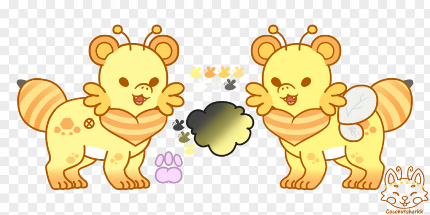 Q Version Of The Bee Lion Cat Canidae Dog Paw PNG