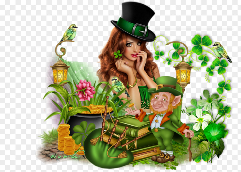 Saint Patricks Leprechaun Patrick's Day Collage Clip Art PNG