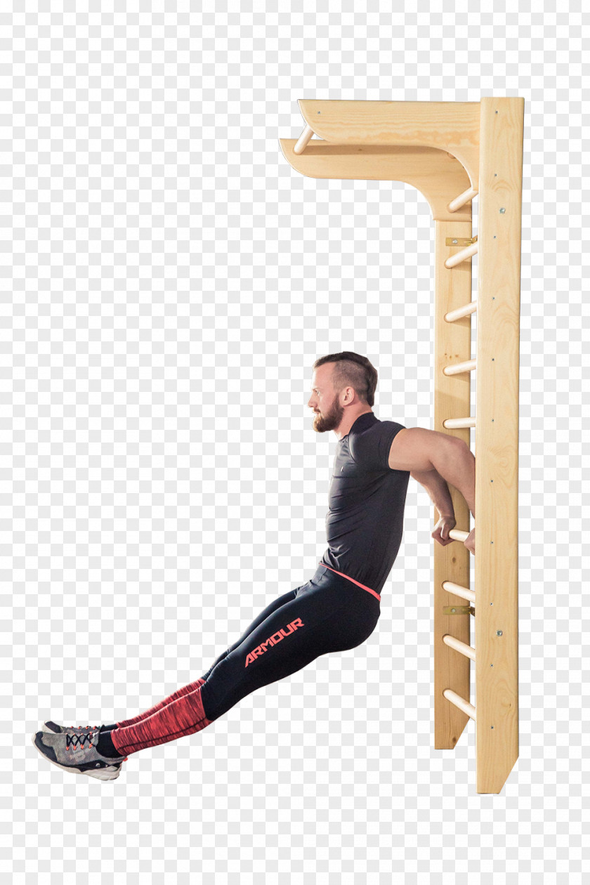 Wood Physical Fitness Wall Bars Pull-up Exercise PNG