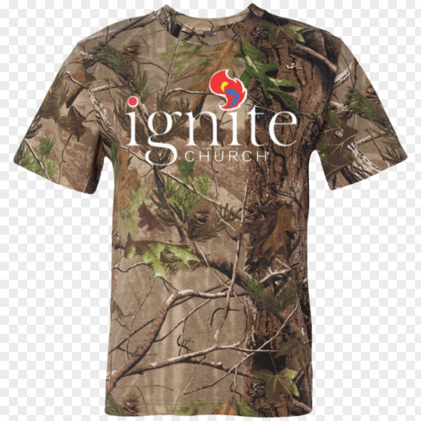 Camouflage Uniform T-shirt Sleeve Neckline PNG