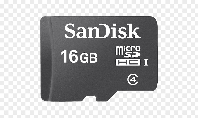 Computer MicroSD Secure Digital Flash Memory Cards SanDisk Card PNG