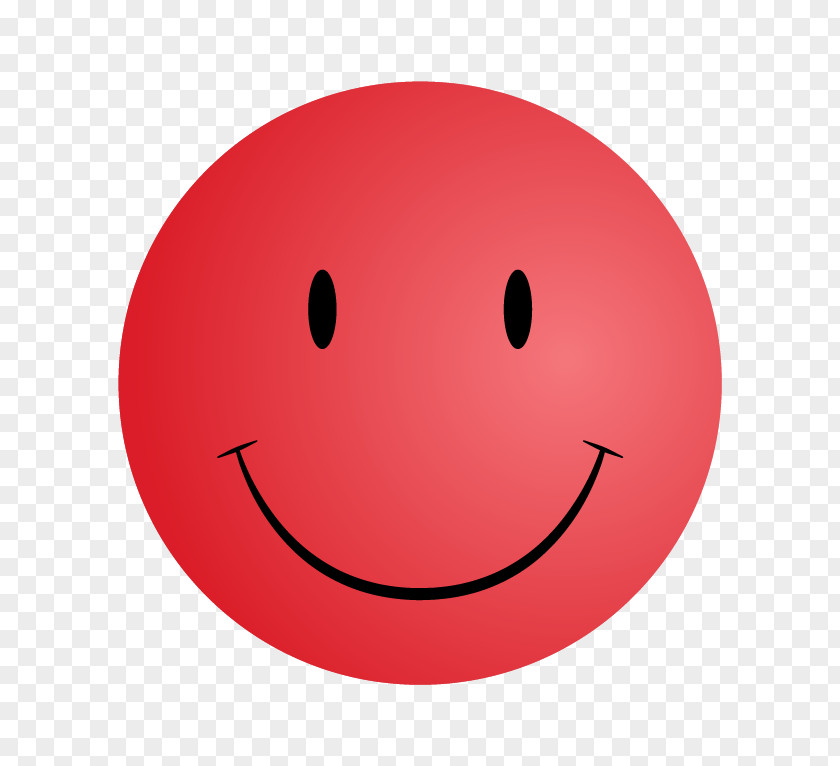 Grinning Smiley Red Happiness Circle PNG