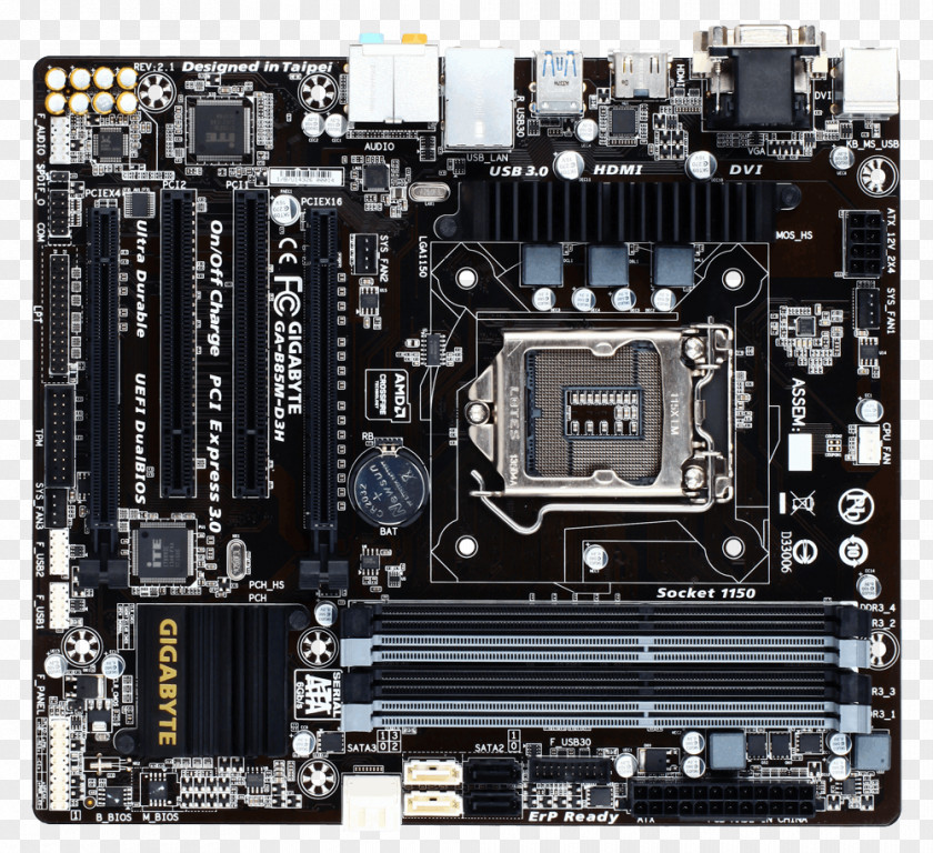 Intel LGA 1150 Motherboard Gigabyte Technology CPU Socket PNG