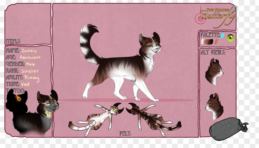 Kitten Whiskers Dog Paw Pink M PNG