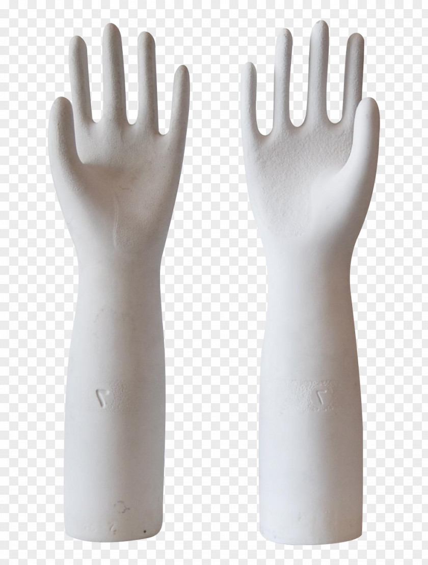 Natural Rubber Gloves Hand Model Apartment Home Finger Gift PNG