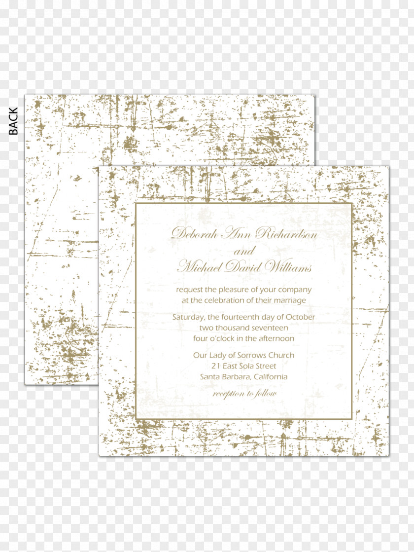 Paper Wedding Invitation Omni Consumer Products Font PNG