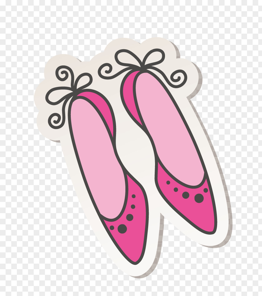 Cartoon Shoes Picture Frame PNG