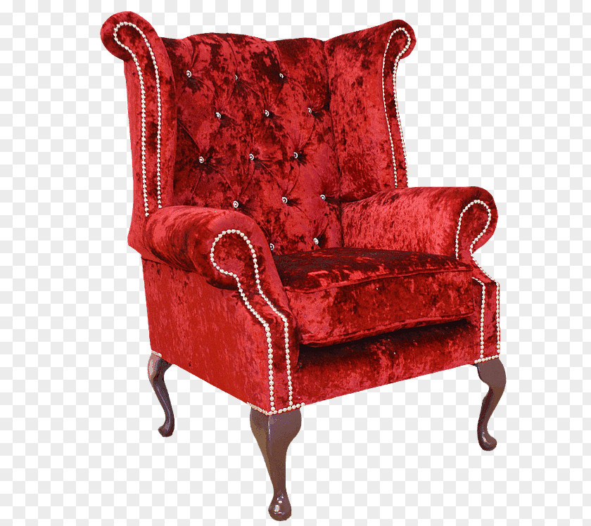 Chair Wing Couch Furniture Club PNG