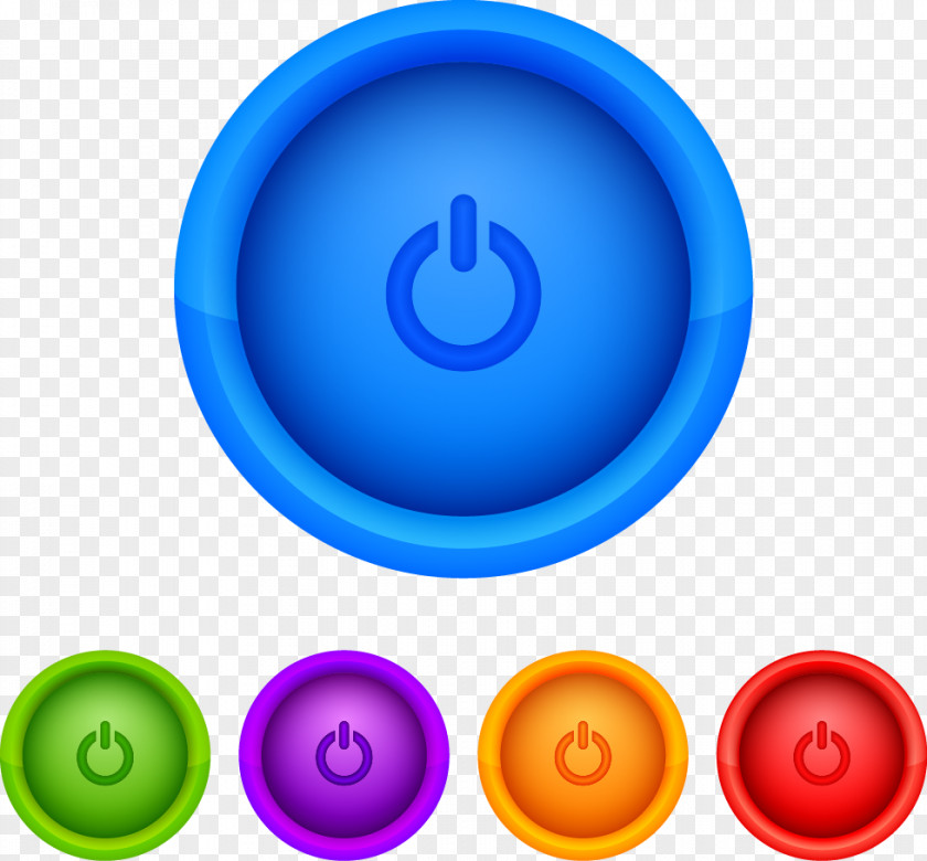 Hand-painted Vector Start Button Logo Icon PNG