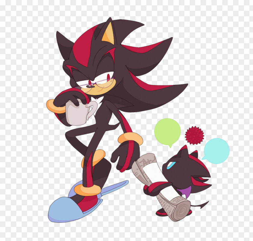 Student Holding Coffee Cup Shadow The Hedgehog Sonic Chaos Metal PNG