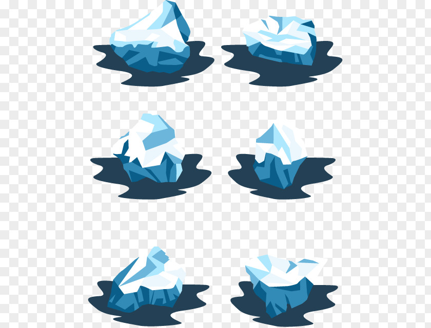 Vector Frozen Ice Clip Art PNG