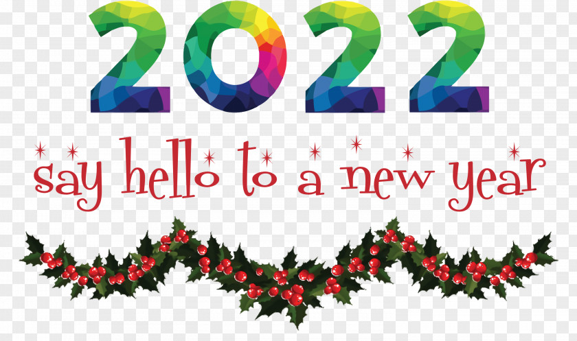 2022 Happy New Year PNG