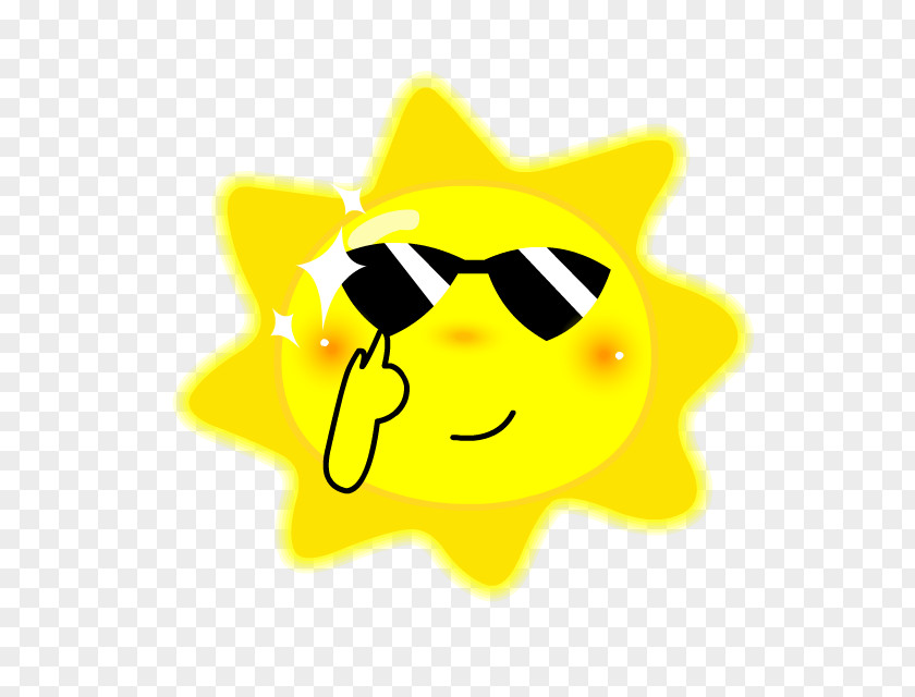 Cartoon Sun Sunglasses Animation Drawing PNG