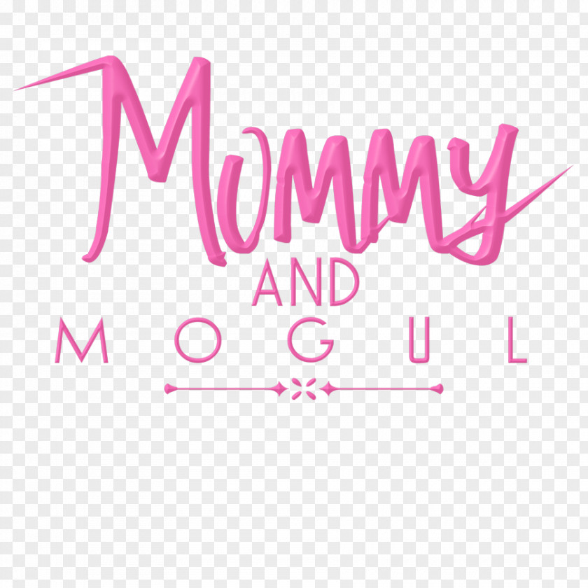 Design Logo Brand Pink M Font PNG