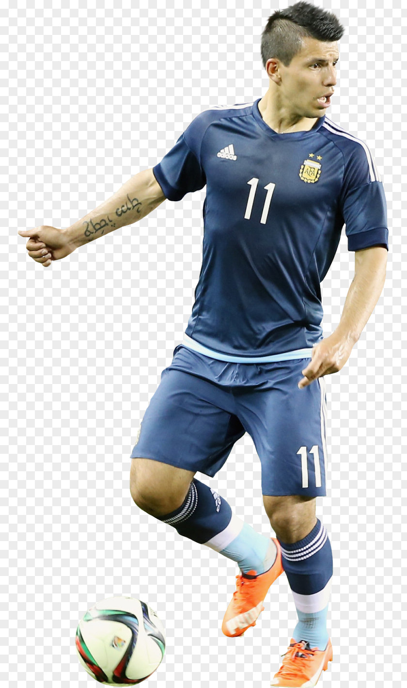 Sergio Aguero Agüero Sport Jersey Peloc Football PNG