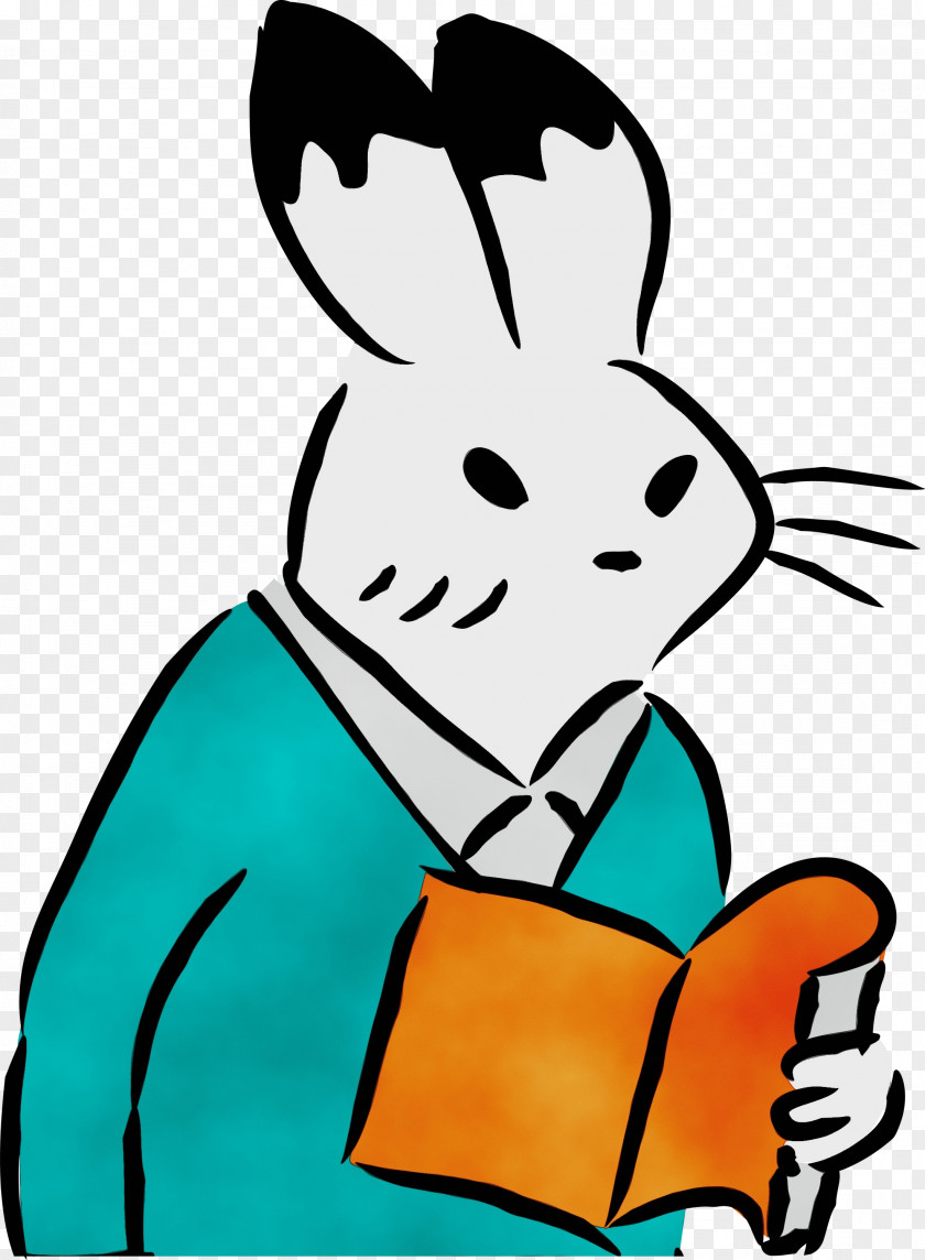 Cartoon Rabbit Character Happiness Headgear PNG