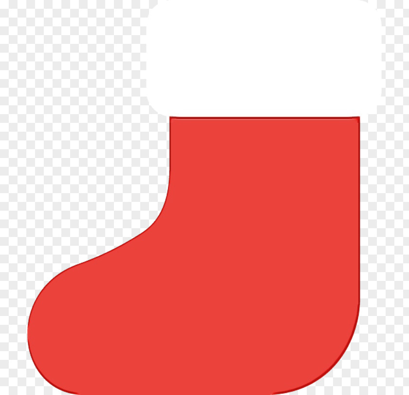 Shoe Carmine Christmas Stocking PNG