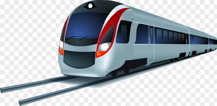 Train Rapid Transit Cartoon PNG