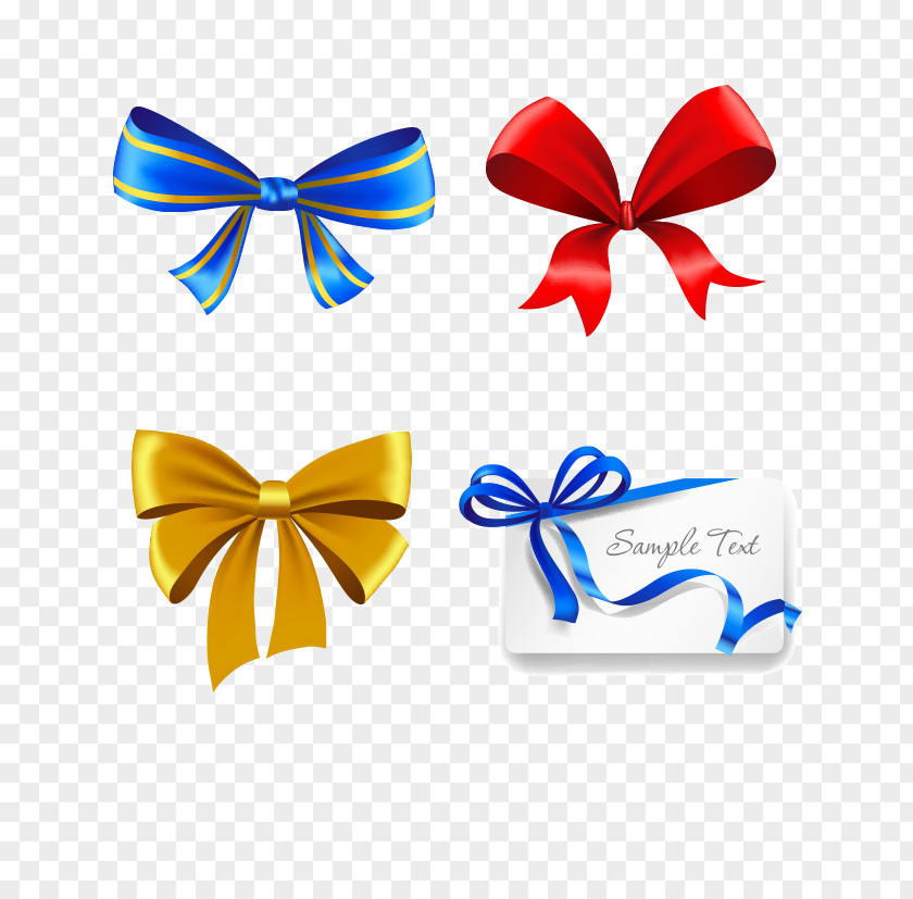 Variety Bow Gift Ribbon Computer File PNG