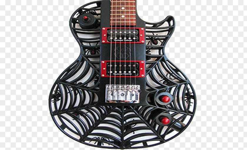 Hard Rock Electric Guitar 3D Printing Manufacturing PNG