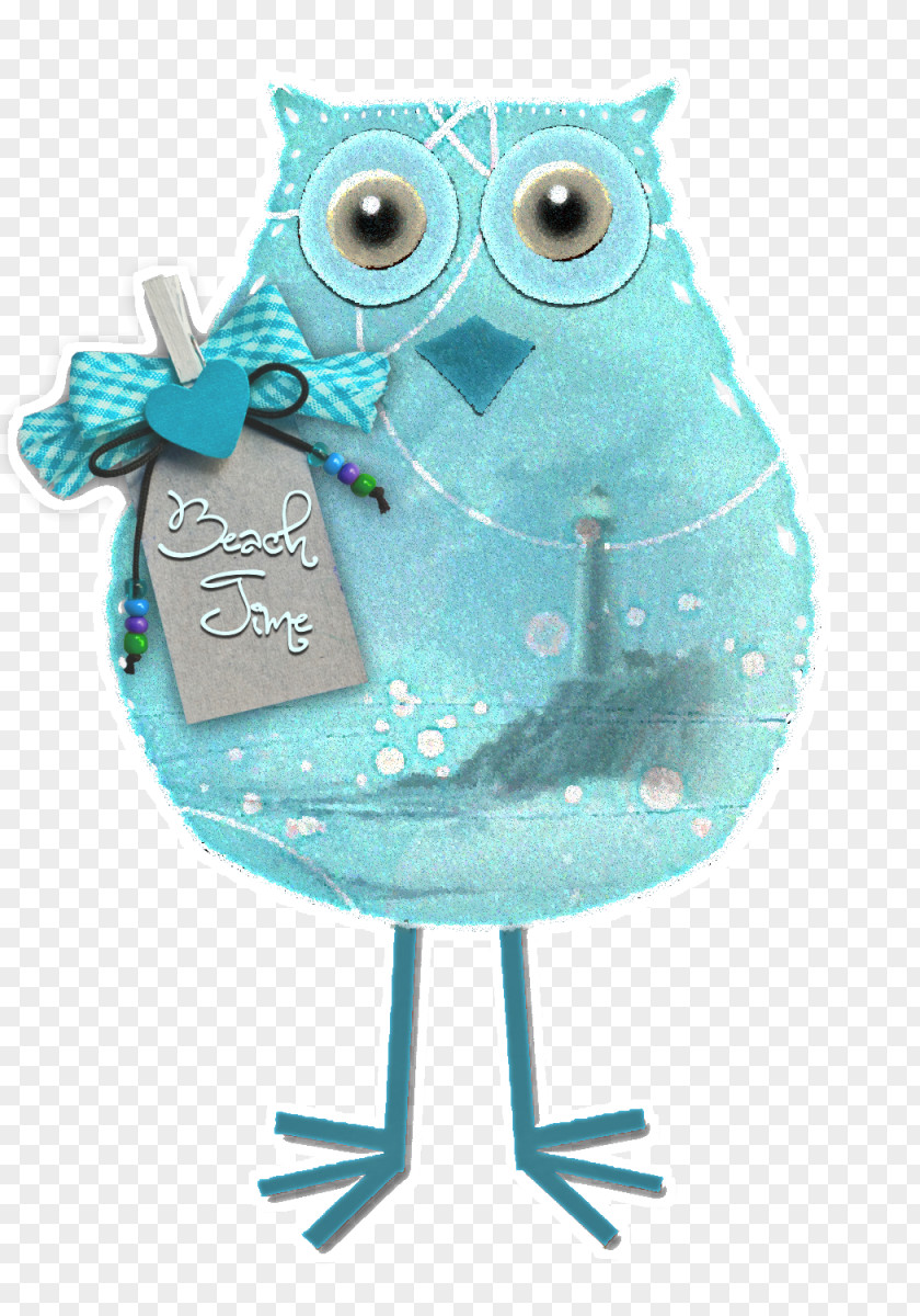 Owl Turquoise PNG