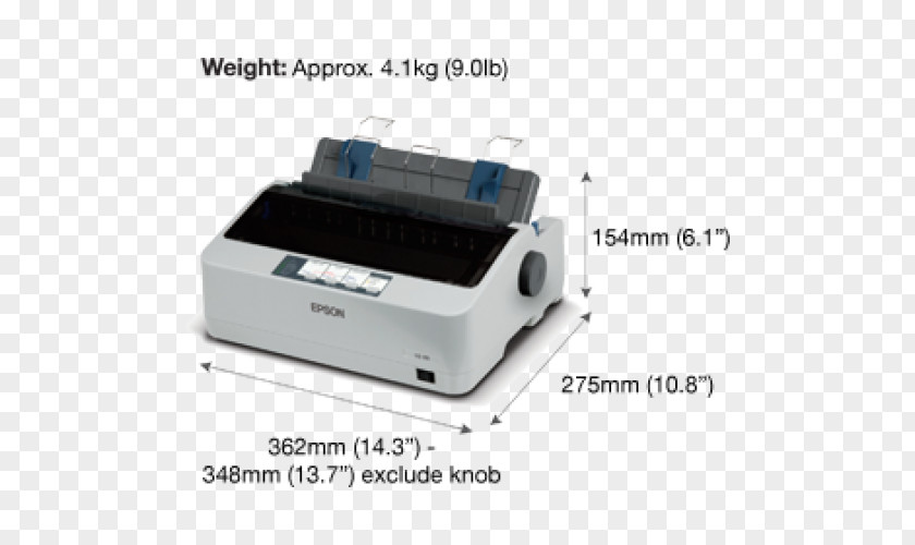 Printer Dot Matrix Printing Epson Ink PNG