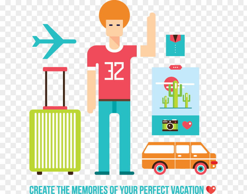 Emirate Trip Flyer Travel Vacation Clip Art PNG