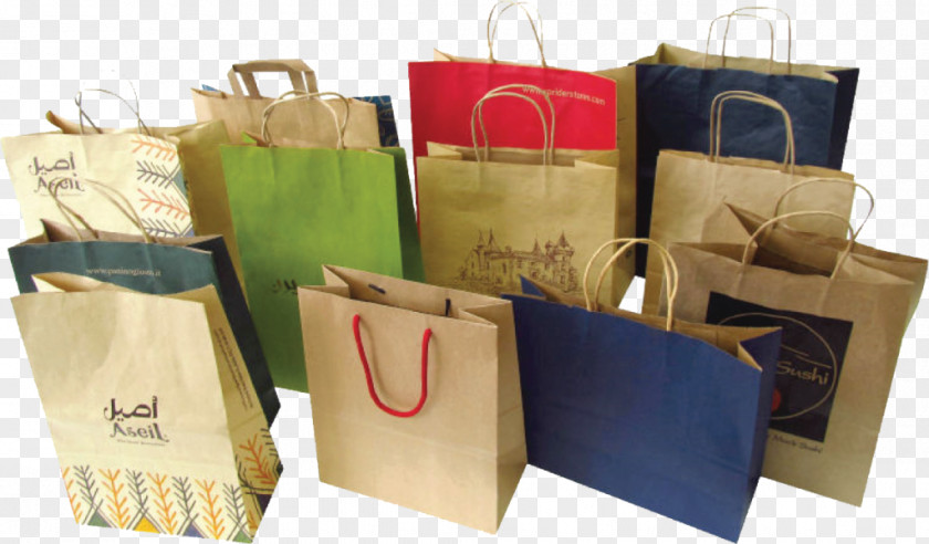 Kraft Paper Bag Shopping Bags & Trolleys Printing PNG