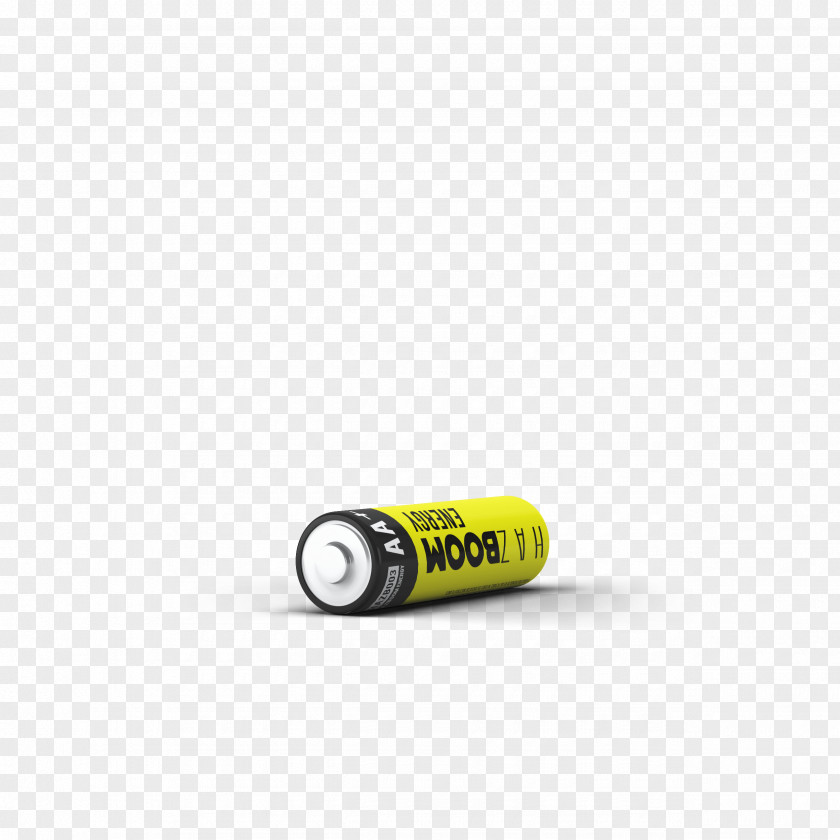 Mock Up Yellow Electronics Battery PNG