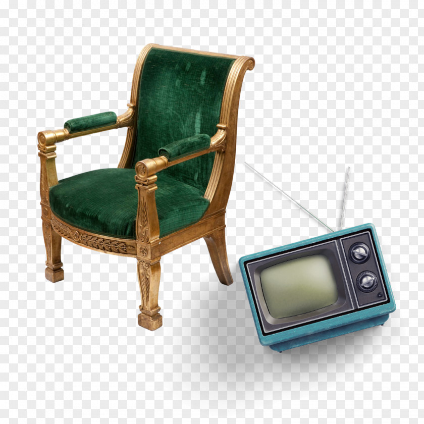 Old Shanghai Period Chairs And Radio Eames Lounge Chair Table Clip Art PNG