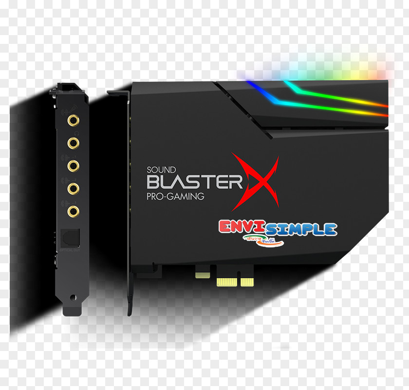 Sound Blaster X-Fi Cards & Audio Adapters Creative Technology BlasterX AE-5 Labs PNG