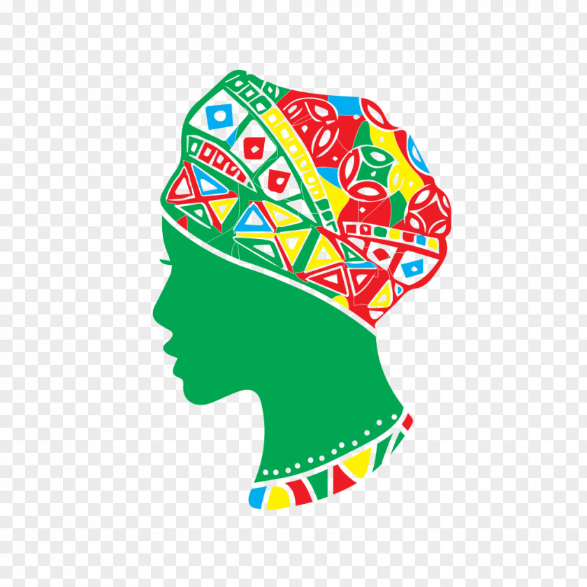 Woman Turban Headgear Drawing PNG